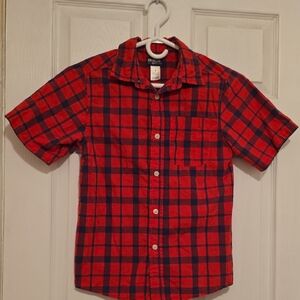 Oshkosh Red Plaid Shirt